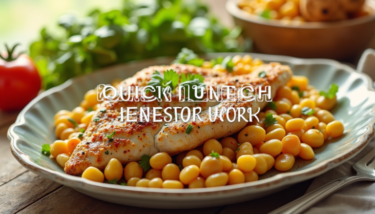 Quick lunch ideas for work
